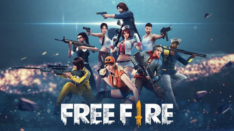  free fire ( Play, Fight, Survive Remember, you're here to survive) 